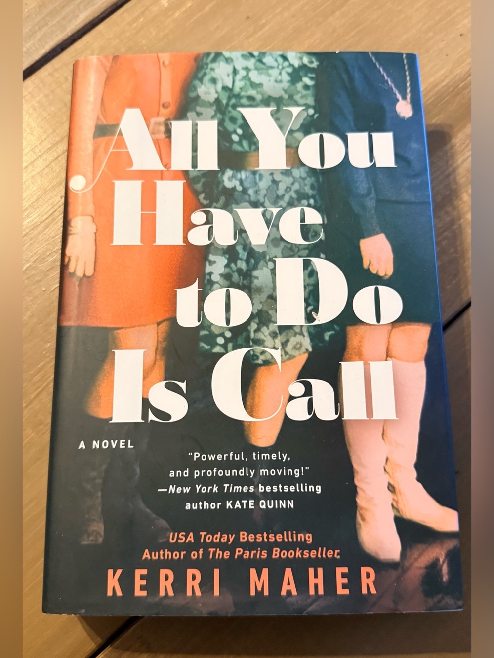 All You Have to Do Is Call by Kerri Maher Hardcover Historical Fiction Women’s
